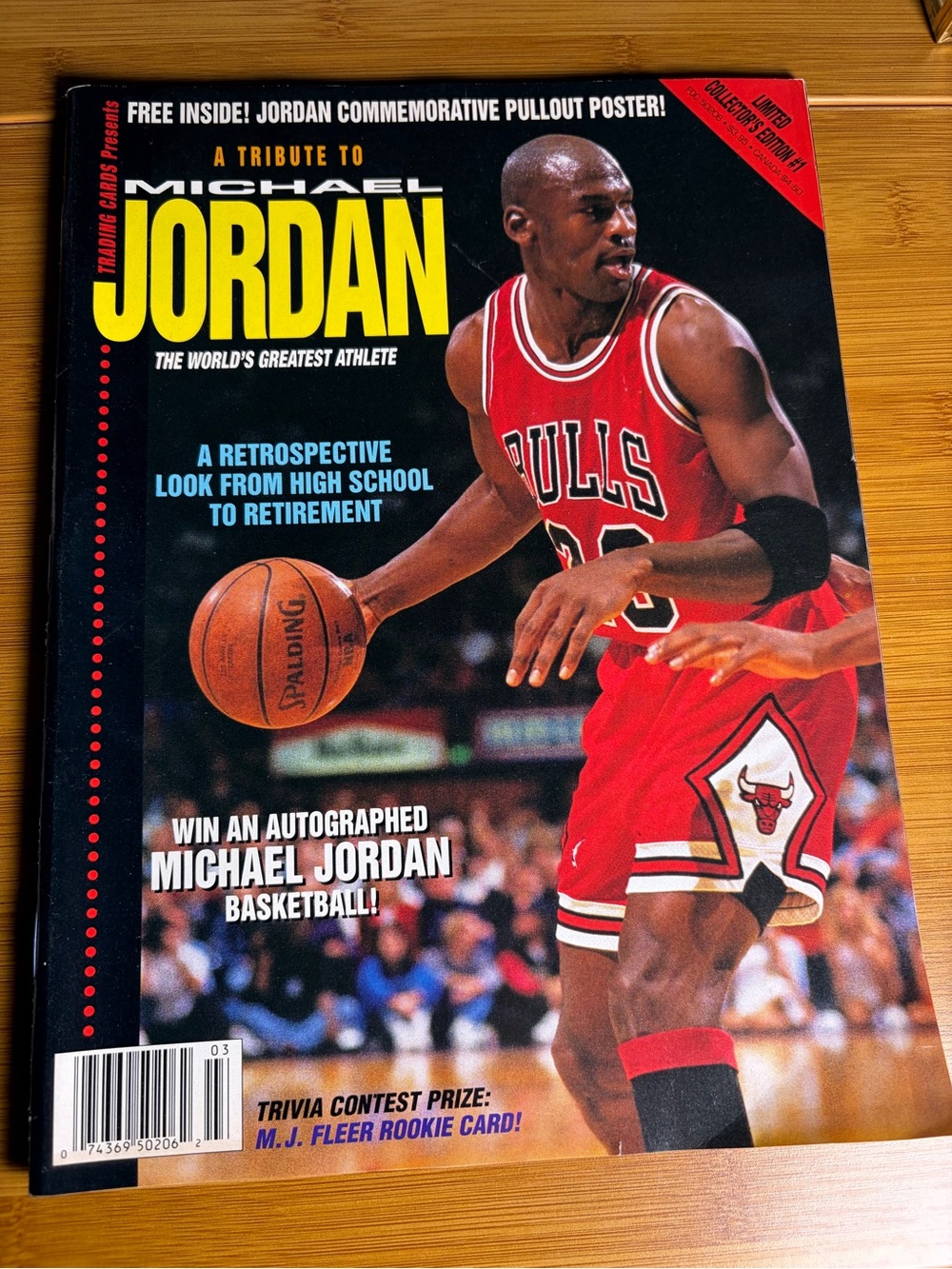 Vintage Tribute to Michael Jordan Magazine- 90’s.